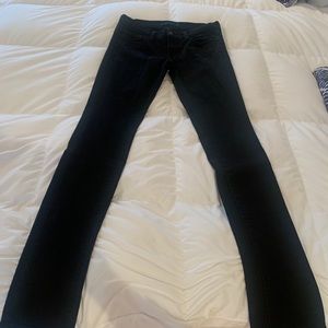 J Brand black straight leg jeans
